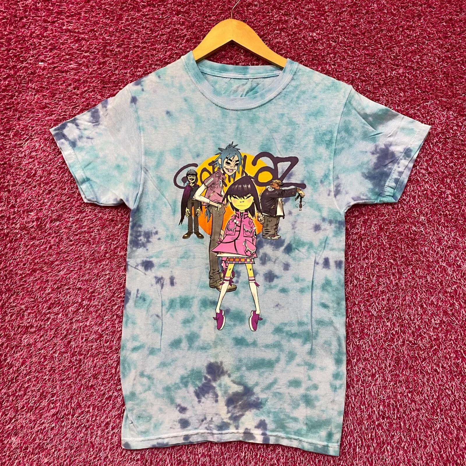 Gorillaz Фаза 1 Снятие Знаменитости Rock Tie Dye размер Маленький S
