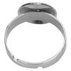 20pcs Stainless Steel Flat Ring Base Round Pad Ring Bases Adjustable Ring Base  Craft Projects