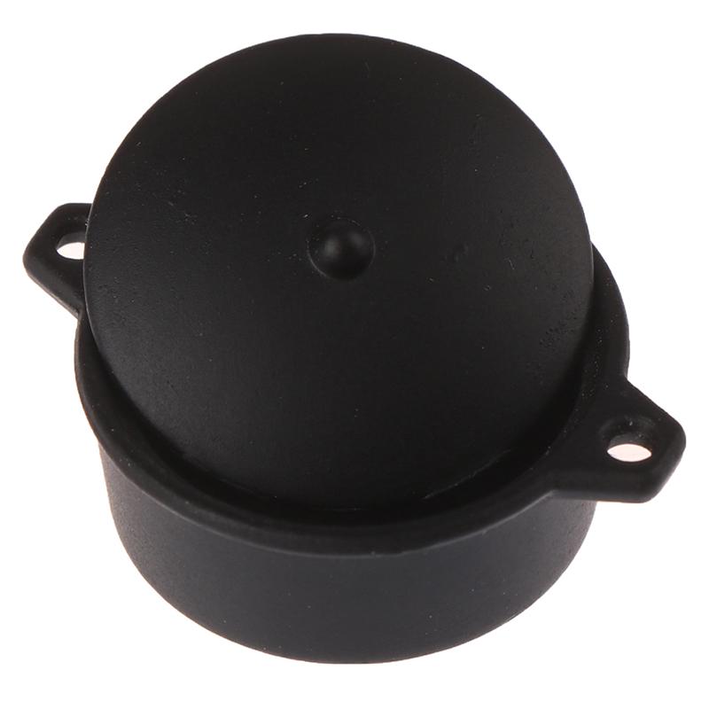 1:12 Dollhouse Miniature Mini Black Pot Model Kitchen Accessories Toys