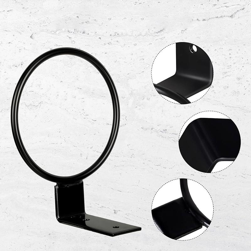 1Pcs Metal Flowerpot Bracket Wall Hanging Plant Hanger Garden Decoration Accessories Plant Storage Tray Ring Frame