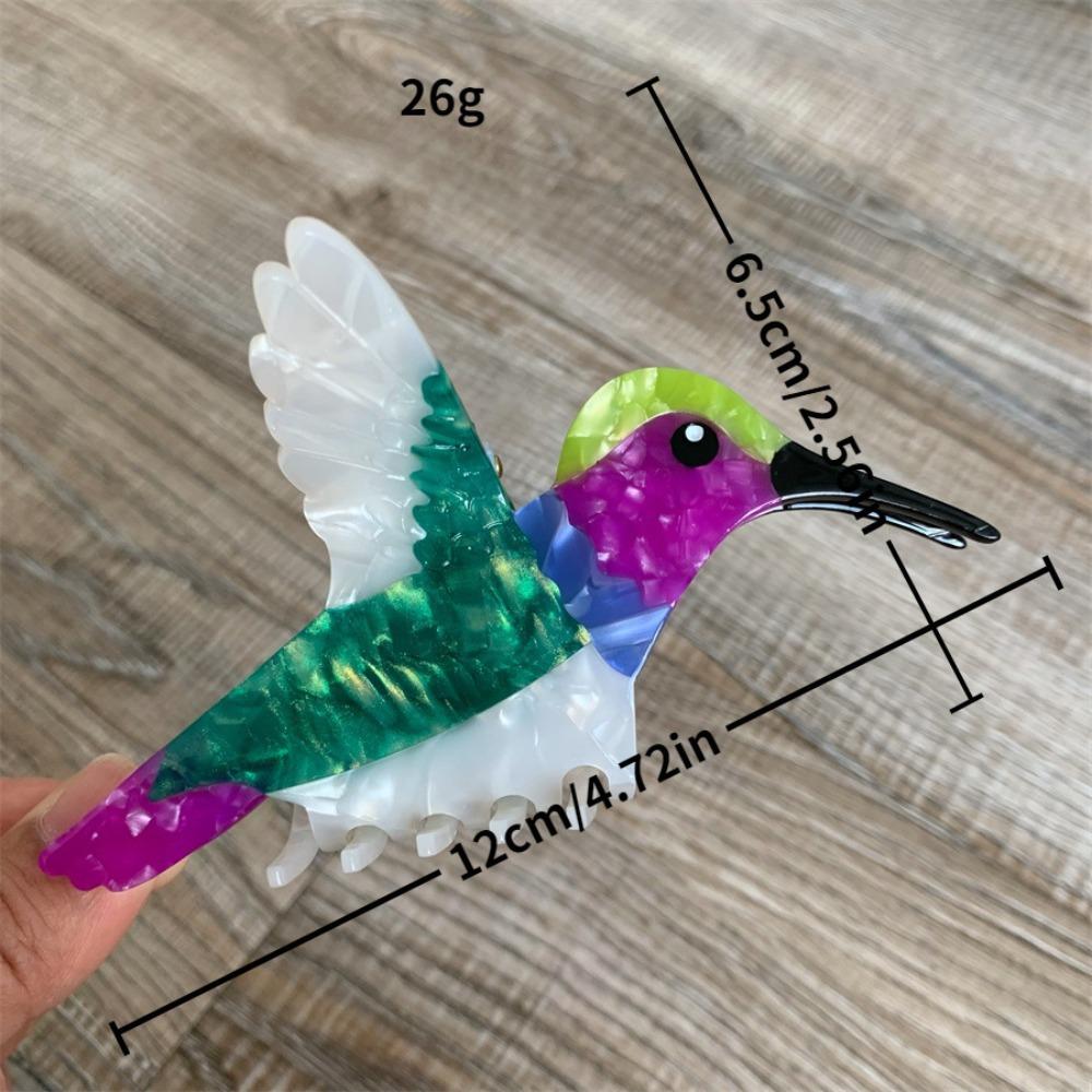 Grasp Acetic Acid Hair Claw Cute Cartoon Animal Shark Clip Fashion Bird Hair Clip  Girls