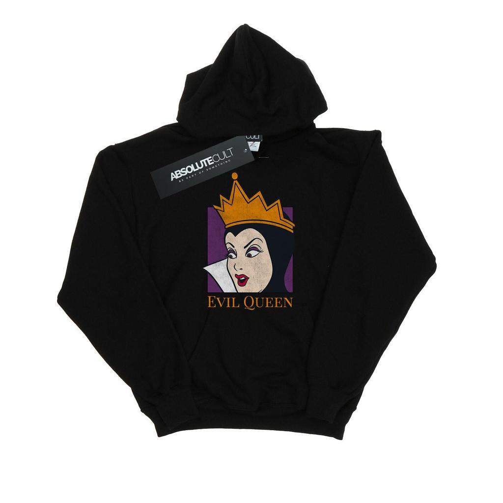 Disney Mens Evil Queen Cropped Head Hoodie