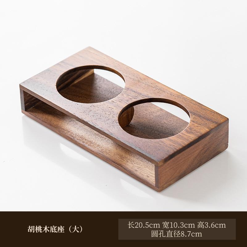 Walnut wood lotion can Hotel essential oil bottle Press shampoo bath gel can Press lotion sub bottle dispenser bathroom