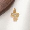 European-American Trend Zirconia Necklace with Inlaid Full Diamond 26-Letter Alloy Women's Pendant