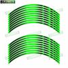 Universal 17 Inch Motorcycle Accessories Front and Rear Wheel Stickers Decorative Waterproof Reflective Wheel Rim Stickers
