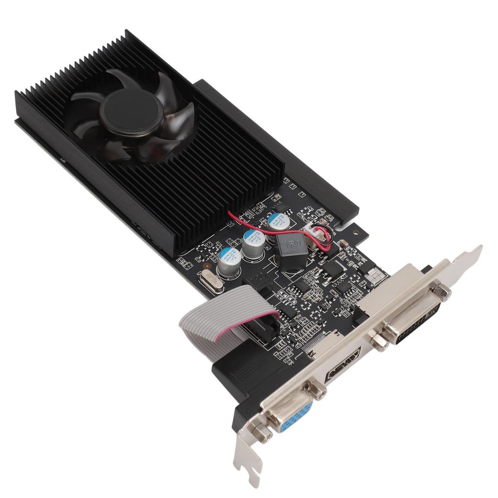 GT705 1GD3 Graphics Card 1GB DDR3 64bit PCI Express 2.0 16X Efficient and Quiet Gaming Graphics Card with Cooling Fan