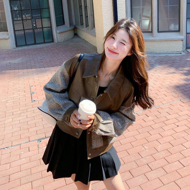 2025 Myllard Women's Versatile Leather Jacket - Stylish Loose Fit for Autumn and Spring