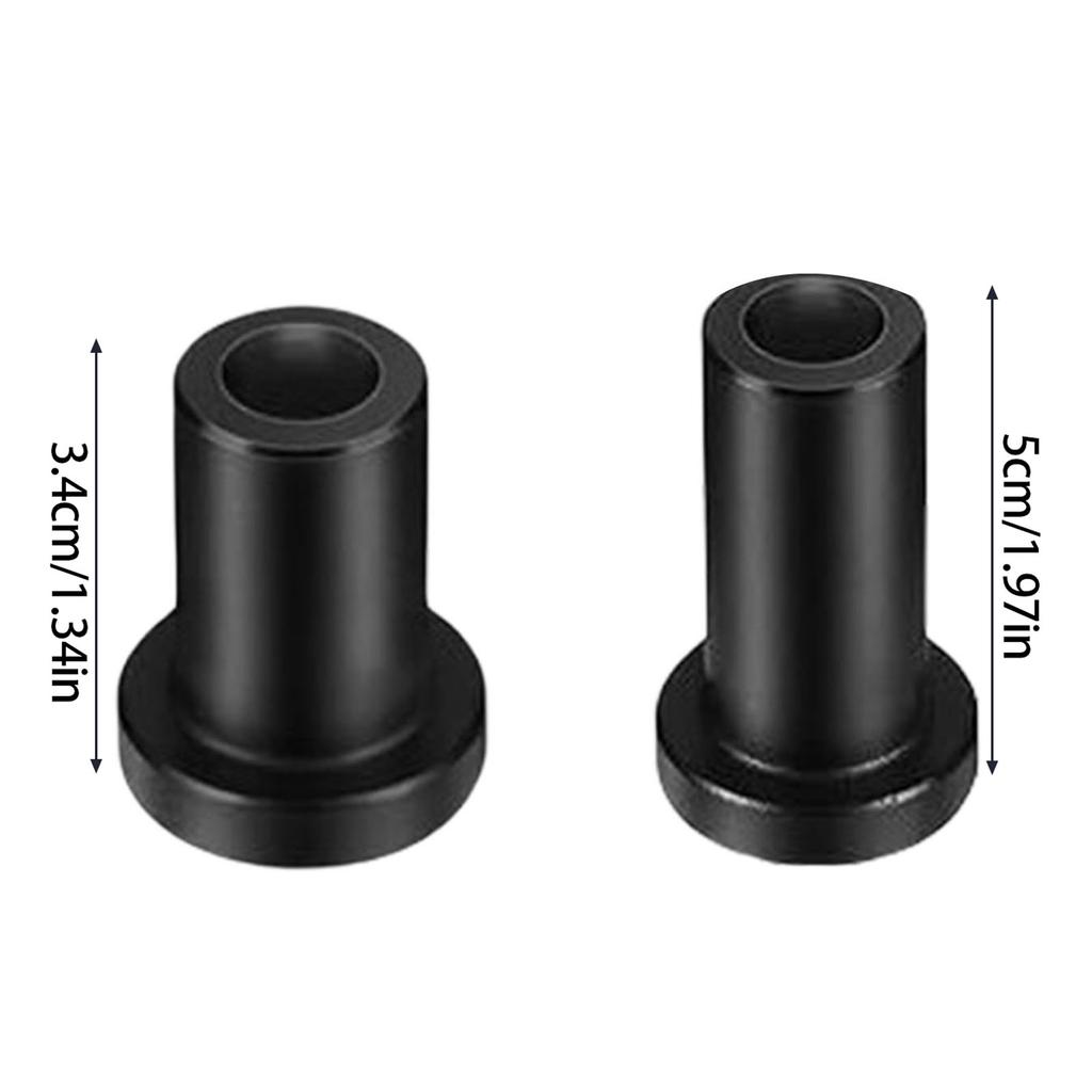 10Pieces Sliding Barn Door Hardware Spacers Set Includes Wall Anchors Screws Lags Bolts for Track Connection Stability