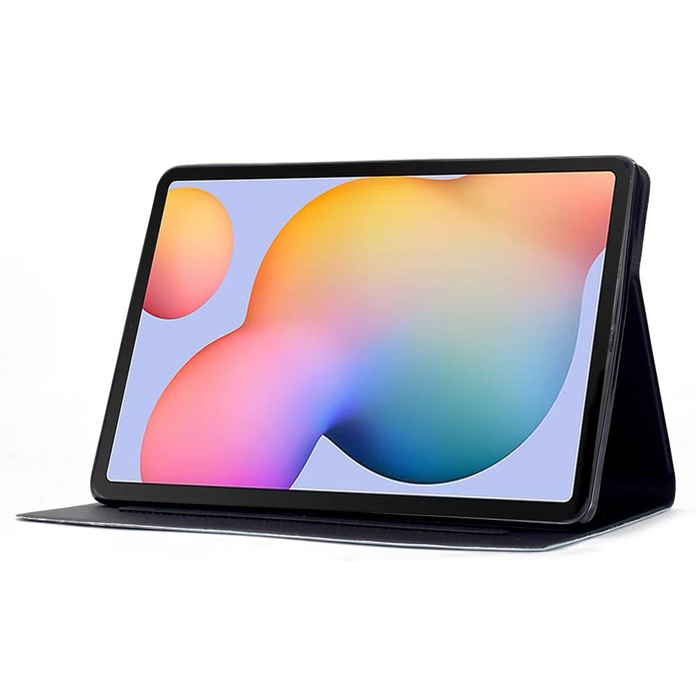Ständerhülle für Samsung Galaxy Tab S6 Lite (2024)/(2022)/(2020) (SM-P610/615) Musterdruck Tablet Lederhülle