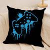 Game Handle Cushion Cover Soft Plush Fabric DoubleSided Printed Sofa Cushion Cover for All Seasons Home Decor Gift