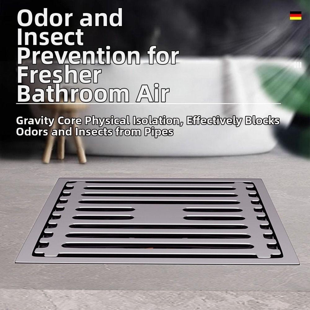 Anti-Odor Drain Valve Cover Dual Use Floor Hair Catcher Stainless Steel Floor Drain  Shower Room