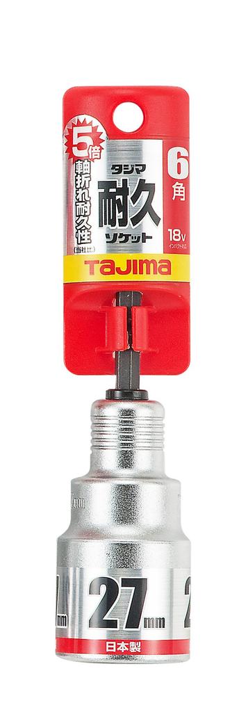 Tajima 27mm Impact Driver Hexagonal TSK-T27-6K Heavy-Duty Socket,