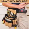 Tool Belt Featuring Detachable Bags And Wide Belt Reduces Fatigue Reinforced Fabric Tool Pouches Adjustable