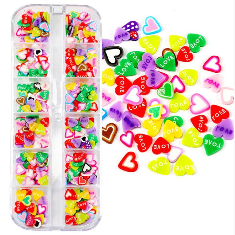 Nail Sequins: Irregular Colored Soft Diamond Bows & Half-Sugar Bow Stickers