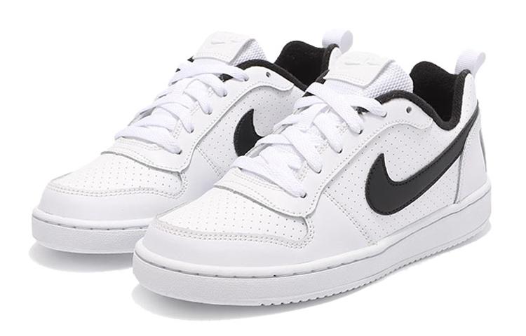 Nike Court Borough Low 'Summit White Black' GS 839985-101