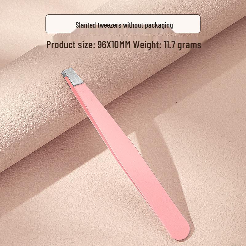 Stainless Steel 96-Piece Eyebrow & Beard Tweezers Set with Double Eyelid Stickers