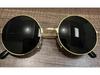 Retro Metal Round Sunglasses | Unisex | Reflective Plano Lenses