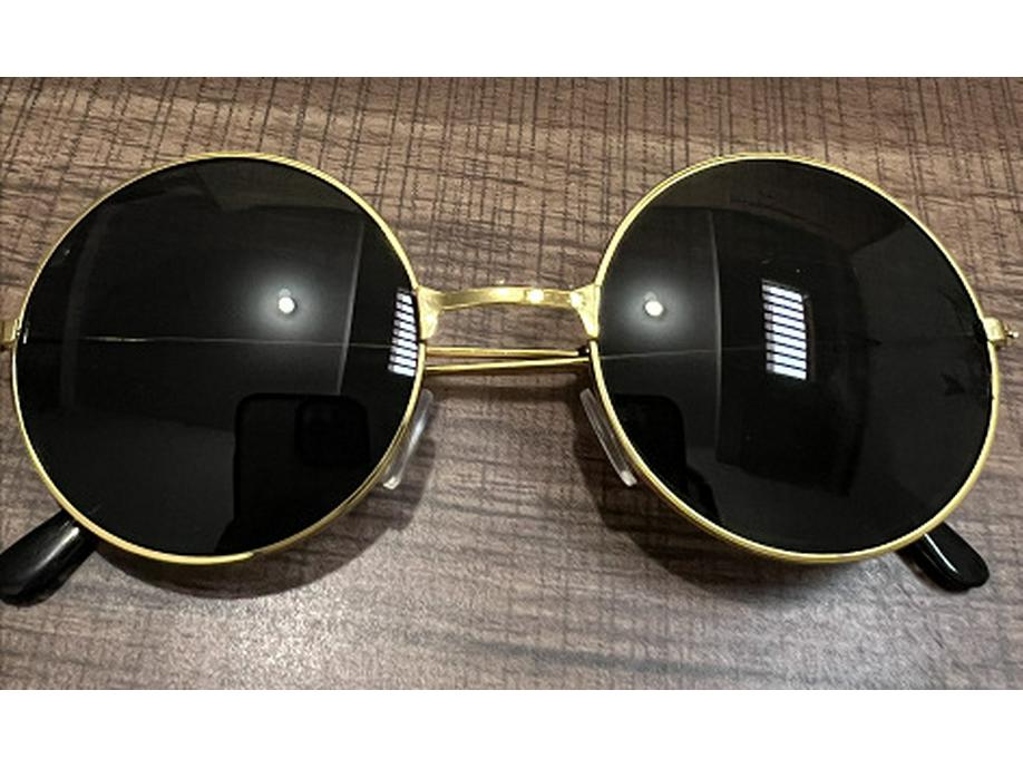 Retro Metal Round Sunglasses | Unisex | Reflective Plano Lenses