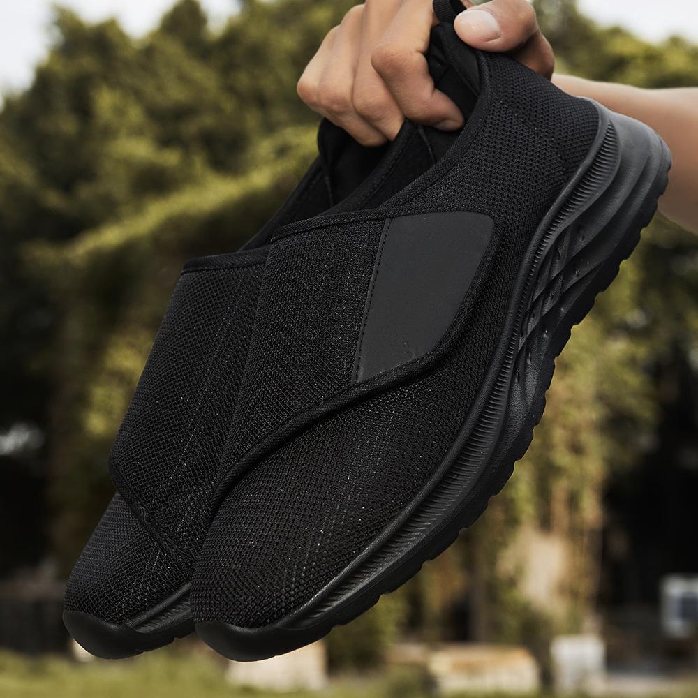 

Autumn wide-footed elderly shoes women s thumb valgus walking shoes men s big foot shoes middle-aged and elderly mother shoes A112 35