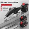 Compact European-American Style Cordless Electric Chainsaw for Convenient Pruning and Household Use