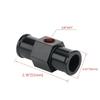 Black Water Temp Gauge Radiator Temperature Water Temp Joint Pipe Sensor Hose Adapter 18MM 20MM 22MM 24MM Interior Parts