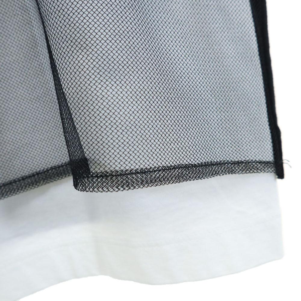 Unused DSQUARED2 Made In Italy Short Sleeve Mesh Layered T-shirt XS Black Men's Used