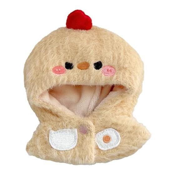 Fluffy Animal Kigurumi 10cm Chick Stuffed Clothes Kigurumi Accessories Otakatsu Doll Mascot Kpopdoll Costume [Parallel Import]