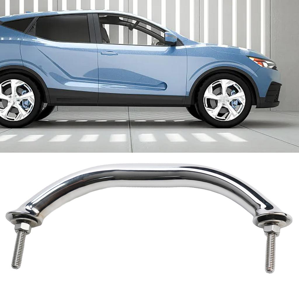 Grab Handle Marine Grab Handle 316 Stainless Steel 8.3\'\' Marine Polishe Silver Hardware High Quality Material 100% Brand New