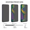 For Samsung Galaxy Z Fold5 5G Silk Printing Anti-spy Tempered Glass Screen Protector Full Cover Film