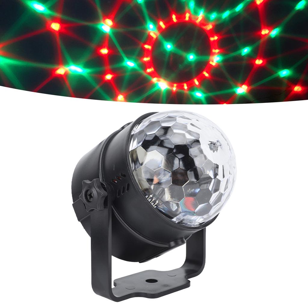 LED Party Light with Remote Control RGB Color Rotating Ball Lamp for KTV Dance Stage Decoration 100‑