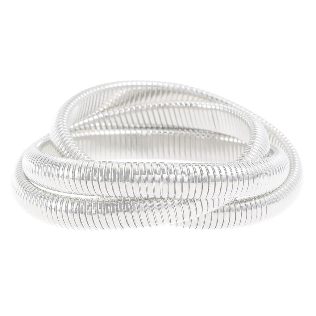 Retro Multi-Layer Elastic Wrap Bracelet with Anti-Knot Design