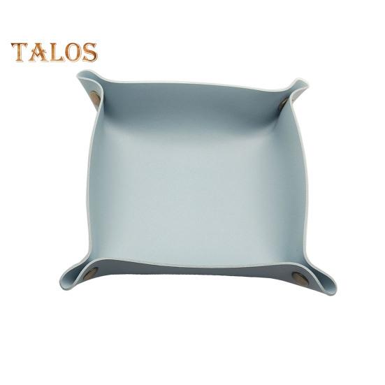 Multifunctional Storage Tray Foldable Design Solid Color Coaster Coffee Cups Mat Decorative Jewelry Storage Organizer