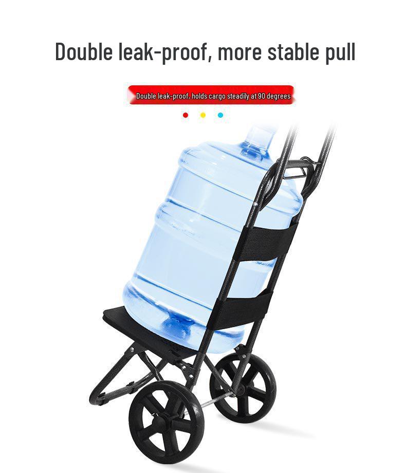 Leichter, faltbarer Einkaufswagen mit Griff