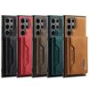 Detachable Leather Magnetic Card Pocket Phone Case for  S22 S23 S24 Plus Ultra, Luxury Wallet Case for Samsung S22 Ultra