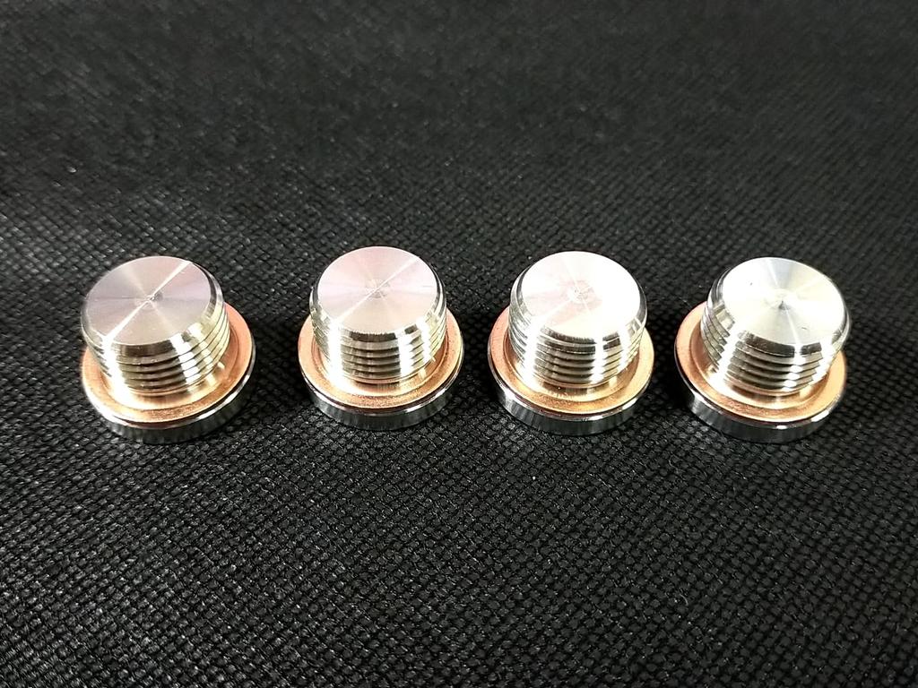 Stainless Steel Cap for O2 Sensor Adapters M18 X P1.5 for Air Fuel Ratio