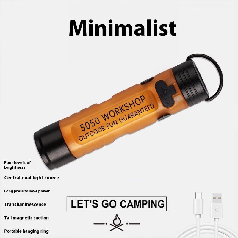 1Pc Pocket Mini Flashlight Outdoor Key Clip Cap Ambient Led Long Endurance Disaster Relief Emergency 5050 Small Light