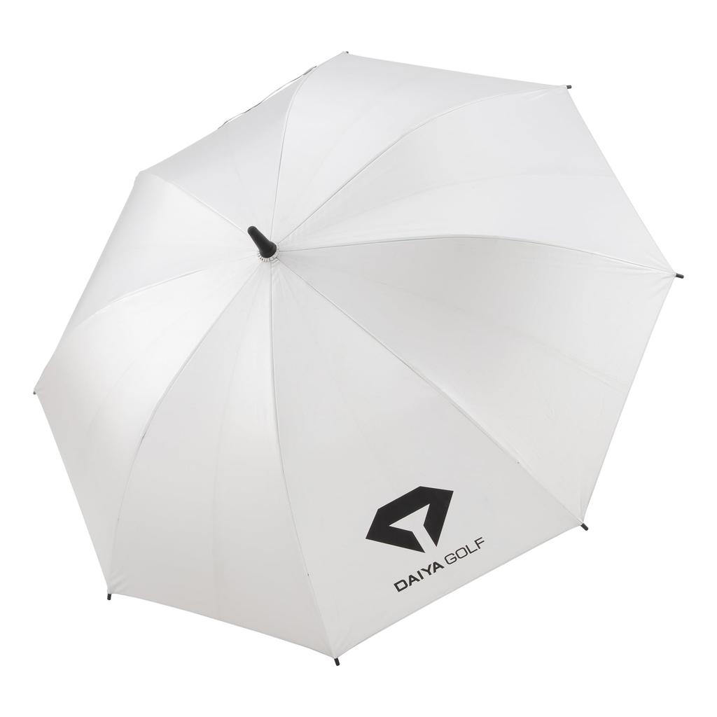 DAIYA GOLF Diamond Golf For both sunny and rainy Opens with one UV Rain UV One-Touch Umbrella, Silver, days, touch, UPF50+, 99.9% protection,
