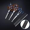 Professional Pet Grooming Scissors Set: Curved Trimming Shears for Dog Hair & Teddy Cuts