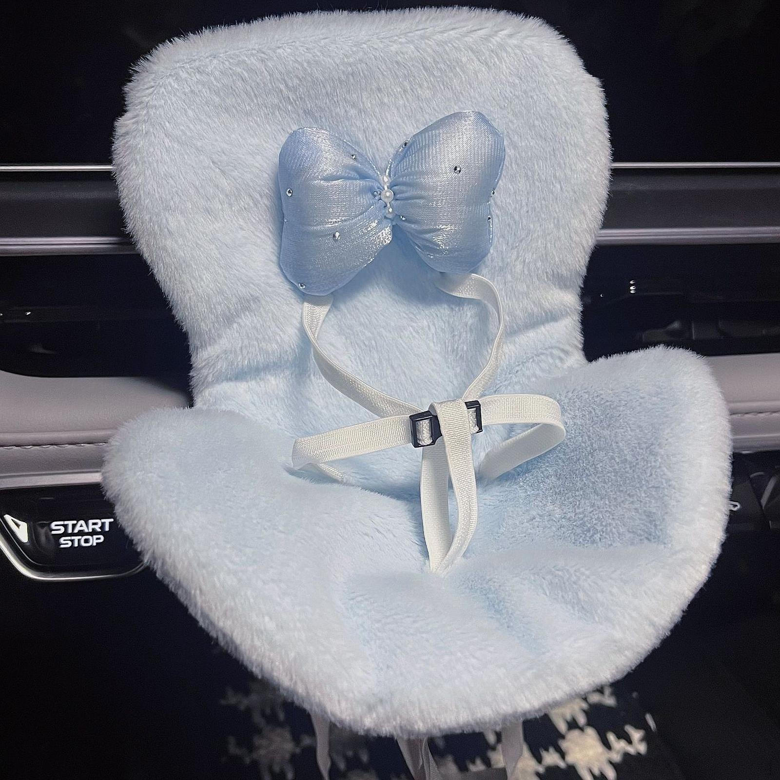 

Детское автомобильное сиденье для кукол, декор, стильный, ролевые игры, легко чистится, безопасное транспортное средство синий