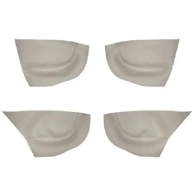 4Pcs/SET Microfiber Leather Car Door Armrest Panel Protective Cover For Toyota Camry 2006-2012 with Mount Fittings