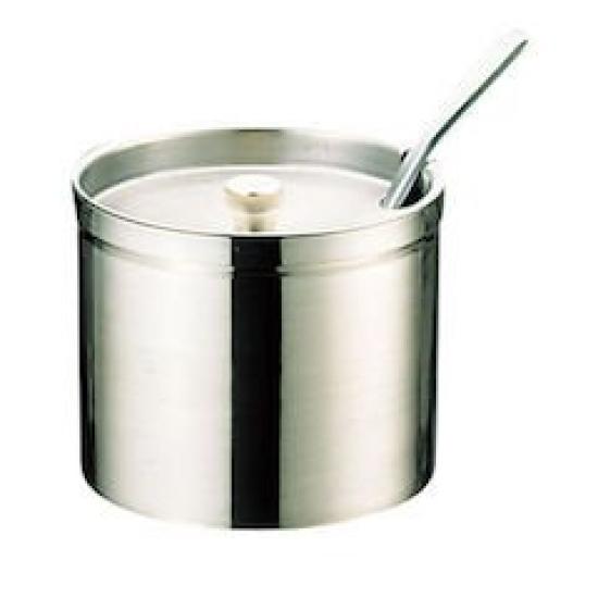 Sano Seisakusho Mr. Slim 18-8 Sugar Pot with Ladle, MR-275