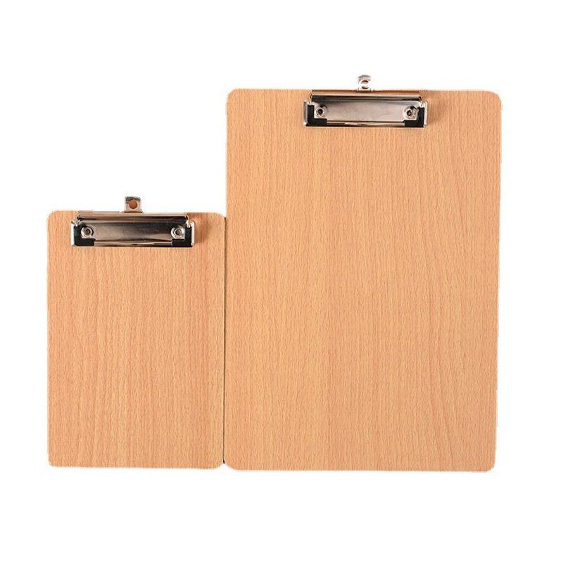 Drewniany klipboard A4 z klipsem motylkowym A5 do użytku biurowego