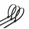 100 Black Nylon Cable Ties, High Tensile Strength, Uv Resistant, Fastening Loop Ties, Self-Locking, Suitable For Home And Office Wire Management