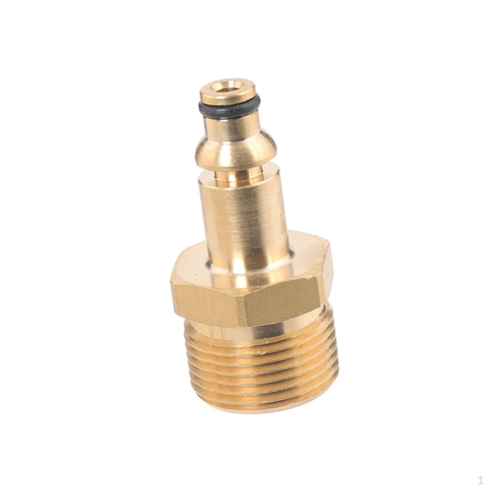 

Pressure Washer Hose Adapter Quick Connect Fitting Metal Garden and Watering Maintenance M22