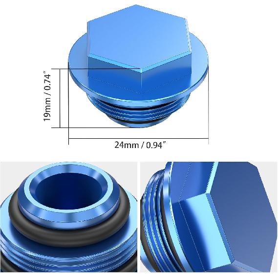 NICECNC Motorcycle Rear Brake Reservoir Cap Aluminum Compatible with Husaberg TE FE 250-570 Allshippage 2009-14,Compatible with Husqvarna TC FC TX FX