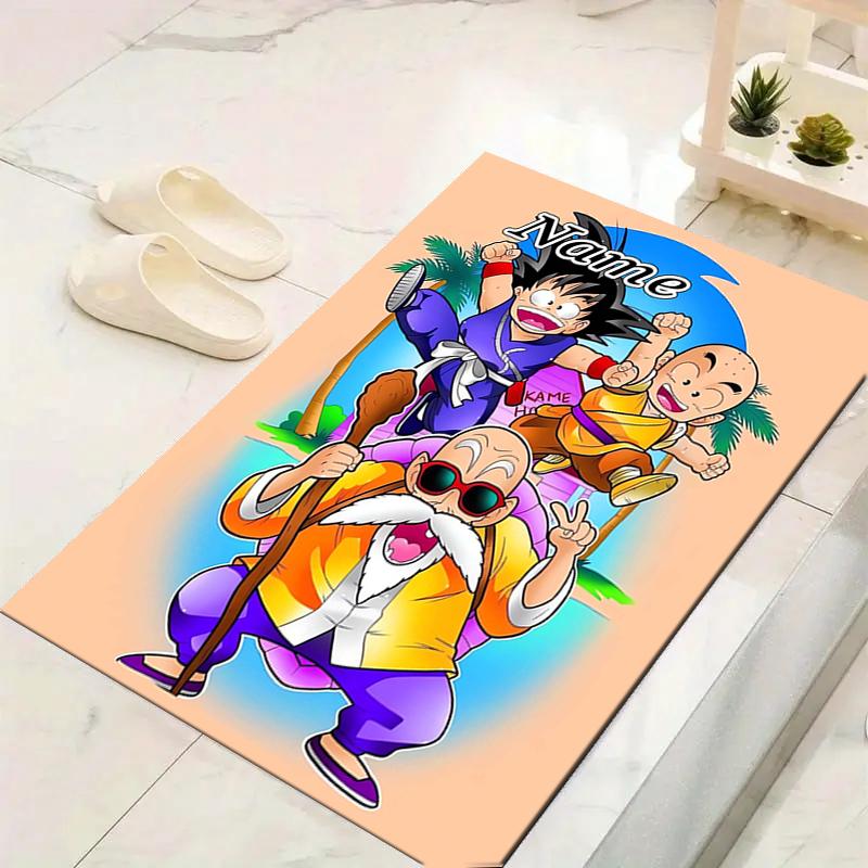 Custom 1Pc Dragon Ball Z Battle Rug Office Carpet Indoor Outdoor Entrance Doormat Nonslip Soft And Comfortable Living Room D291543