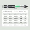 High Hardness Screwdriver Bits High Durability Hex Shank Drill Bit Set with Strong Magnetic Impact Screwdriver Tips for Various