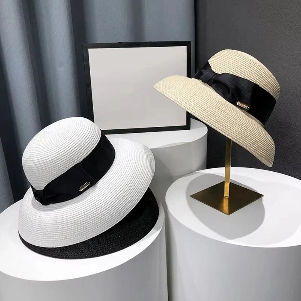 UV Resistant Women Straw Hat Wide Brim Face Covering Sun Hat Beach Sun Hat For Beach Vacation