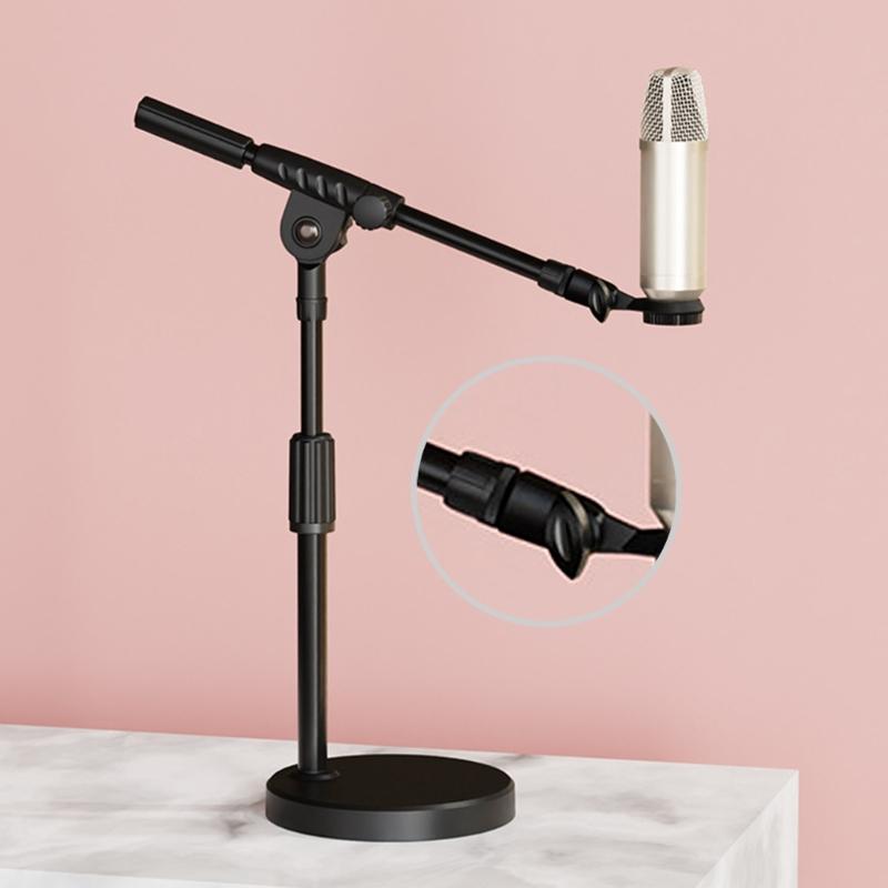 Metal Microphone Clip Microphone Shock Mount Bracket Holder Simple Stand Accessories Use Flexible Angle Adjustment