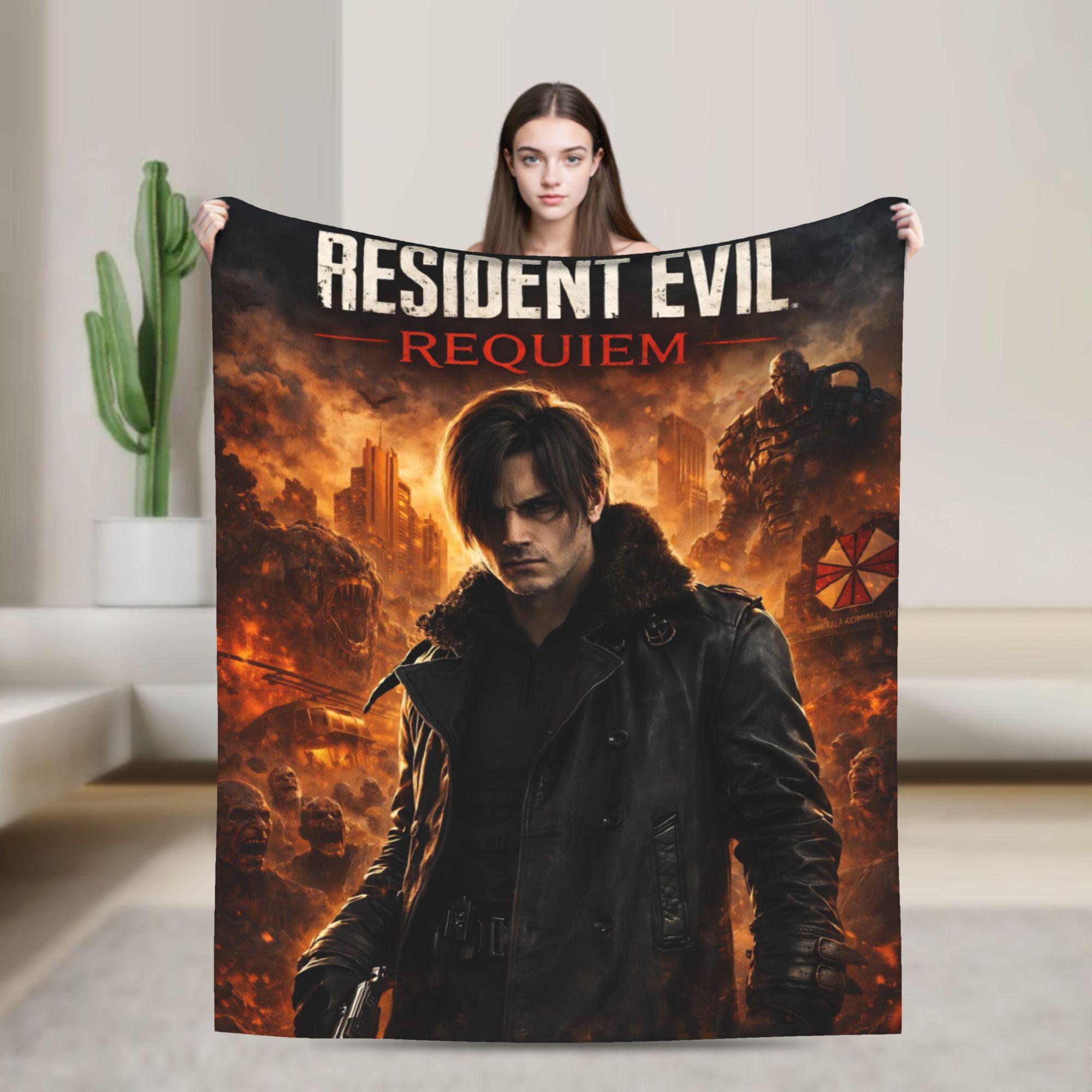 

Residents Evils 9 Throw Fashion Blanket for Couch Games Soft Cozy Plush Fashion Blanket Multiple Sizes Bedspread for All Seasons 100x150cm